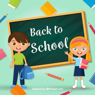 Happy Children Back to School Background – Free Stock Photo for Download