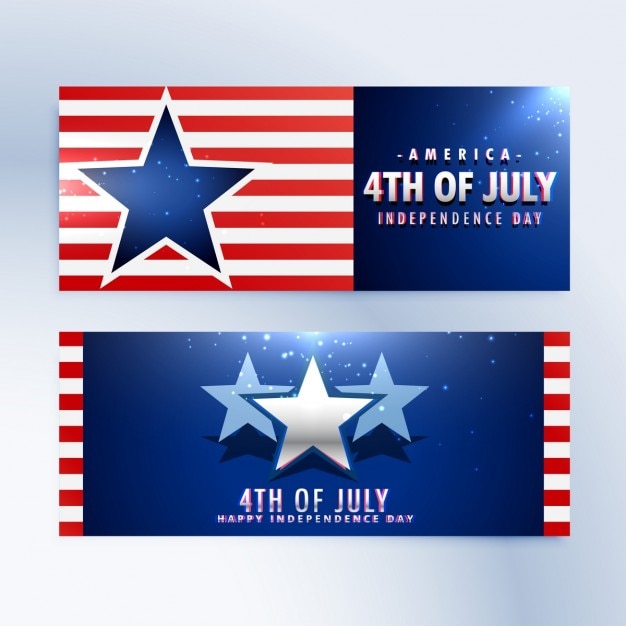 American Independence Day Banners – Free Download