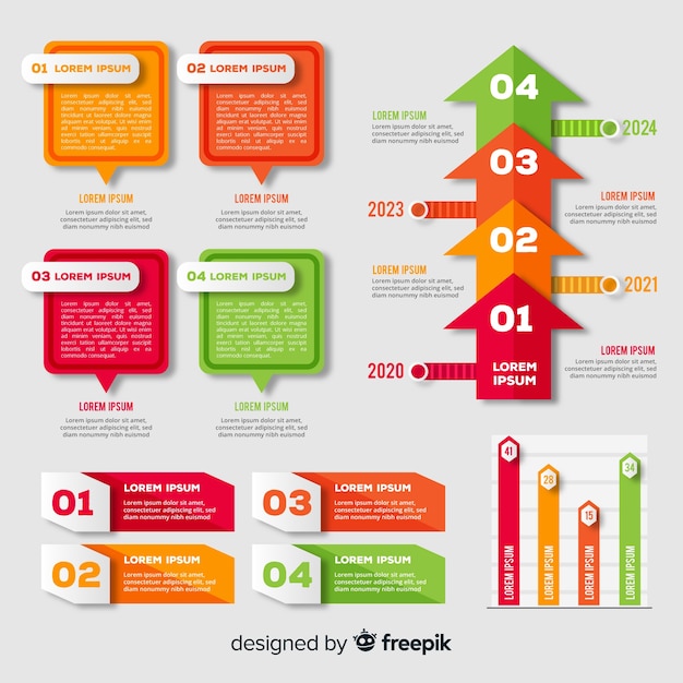 Infographic Element Collection – Free Download