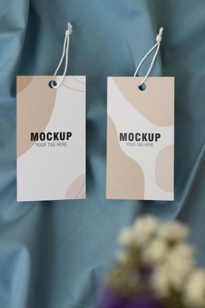 Garment Hang Label Tag Mockup – Free Download Stock Photo