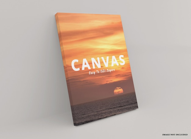 Canvas Mockup Design Isolated – Free Stock Photo for Download