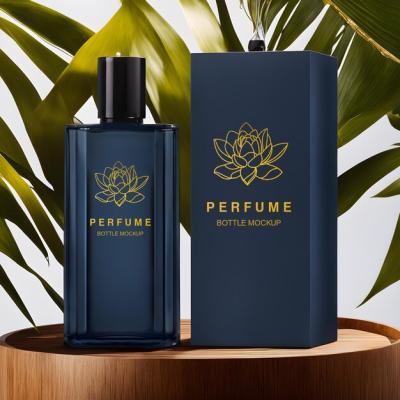 Minimal Style Perfume Bottle PSD Mockup – Free Download