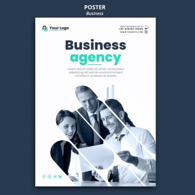 Business Concept Poster Template – Free Download