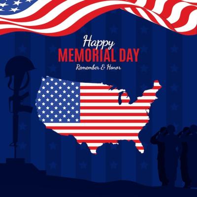 Memorial Day Flat Illustration – Free Download