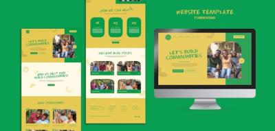 Fundraising Web Page Template – Free Download