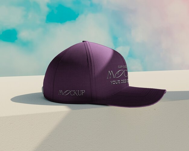 3D Rendering of Dad Hat Mockup – Free Download