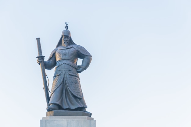 Soldier Statue in Seoul City, Korea – Free Download