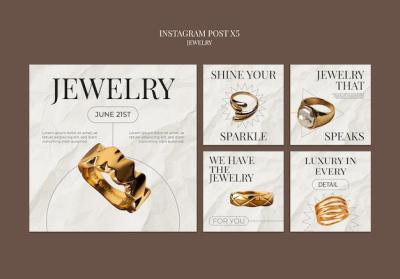 Jewelry Template Design – Free Download, Free Stock Photo