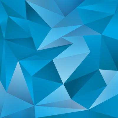 Blue Triangles Polygonal Background – Free Download