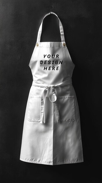 White Apron Mockup – Free Download, Free Stock Photo