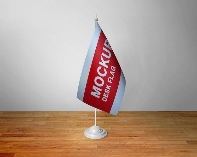 Desk Flag Mockup – Free Download for Your Creative Projects