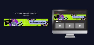 Flat Design Education Template – Free Download