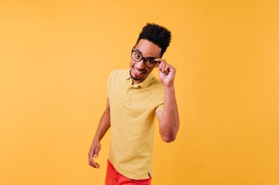 Smart Stylish Man Posing with Excited Expression – Free Stock Photo, Download for Free