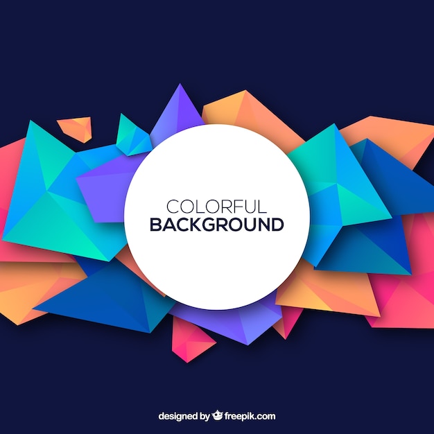 Colorful Background Featuring Abstract Shapes – Free Stock Photo Download