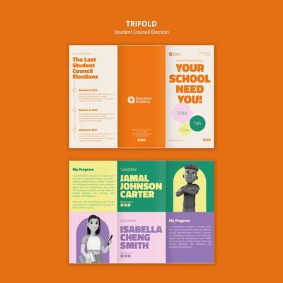 Student Council Template Design – Free Download, Free Stock Photo