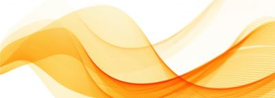 Abstract Orange Stylish Wave Banner Background – Free Download