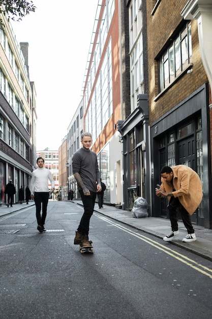 Young People on London Streets – Free Stock Photo for Download