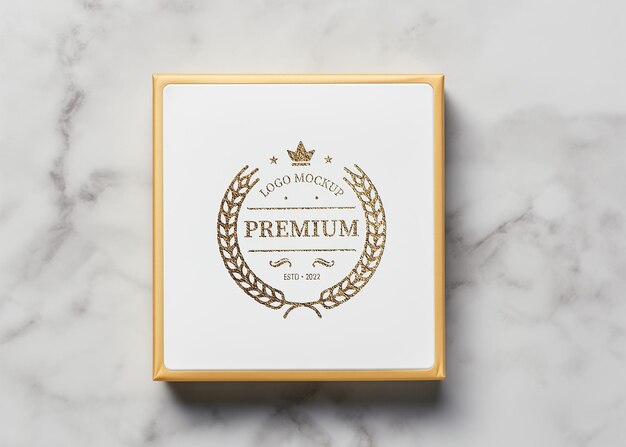 Luxury Product Logo Mockup PSD Template – Free Download