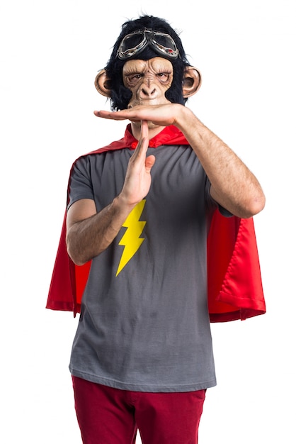 Superhero Monkey Man Time Out Gesture – Free Download