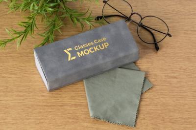 Glasses Case Mockup Design for Free Download