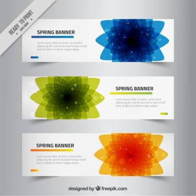 Three Spring Banners Collection – Free to Download