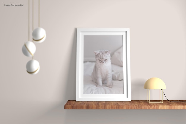 Front View Picture Frame Mockup – Free Download