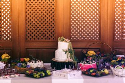 Wedding Cake and Sweets Stand on Buffet – Free Stock Photo for Download