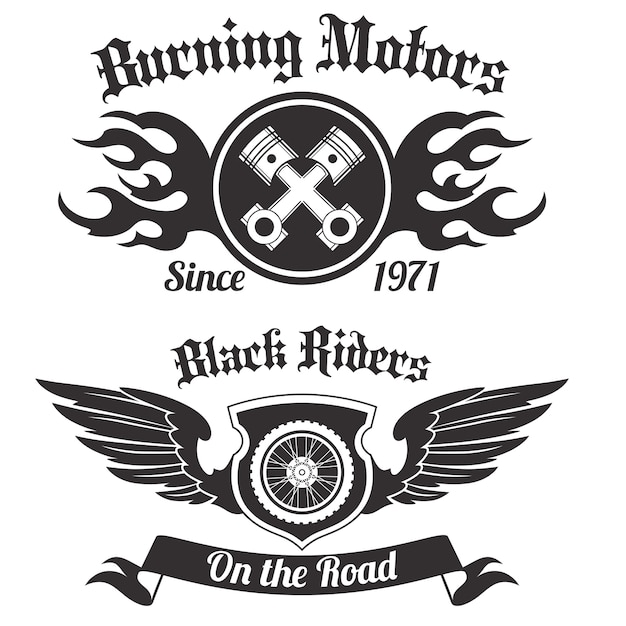 Black Motorcycle Label – Free Stock Photo Download