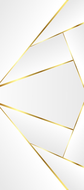 Geometric Golden Lines on a White Background – Free Download