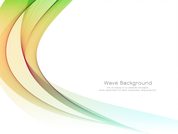 Beautiful Colorful Wave Background – Free Download Free Stock Photo