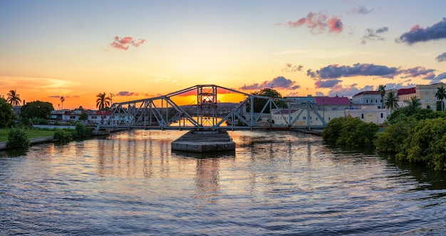 Small Railway Bridge in Matanzas City, Cuba at Sunset – Free Download