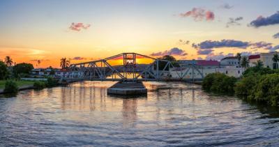 Small Railway Bridge in Matanzas City, Cuba at Sunset – Free Download