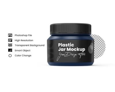 Plastic Jar Mockup – Free Download, Free Stock Photo