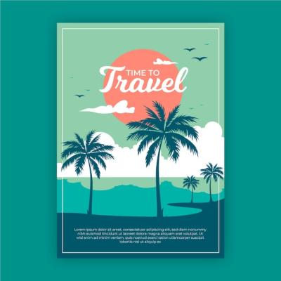 Travel Poster Illustration – Free Download