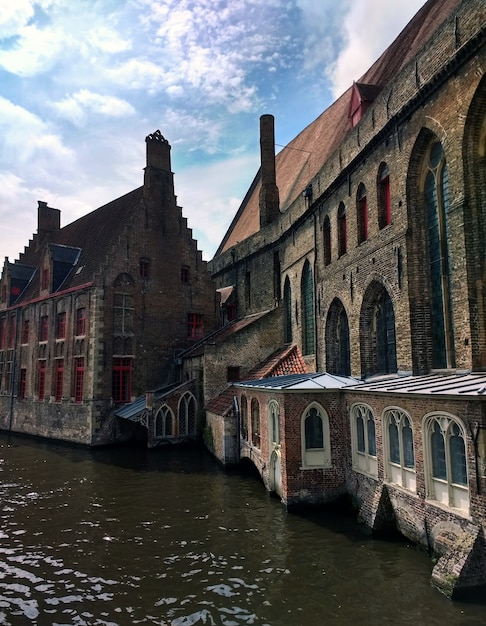 Hospital of St. John Surrounded by Water under Sunlight in Bruges, Belgium – Free Stock Photo, Download for Free