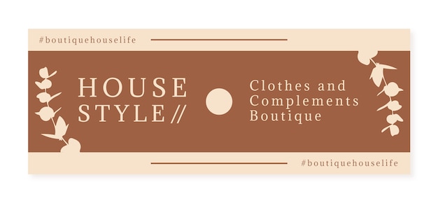 Minimal Boutique Template Design – Free Download for Stunning Vector Templates