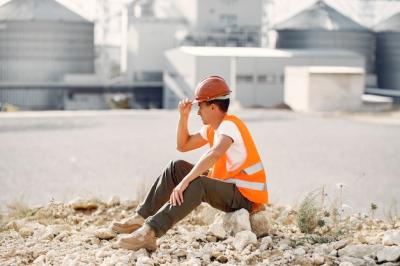 Engineer in a Helmet at the Factory – Free Stock Photo, Download Free