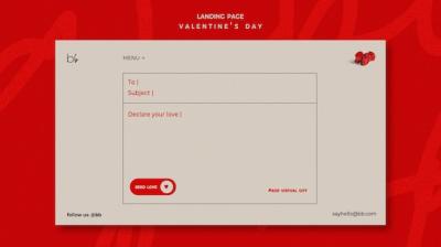 Valentine’s Day Landing Page – Free Stock Photo, Download for Free