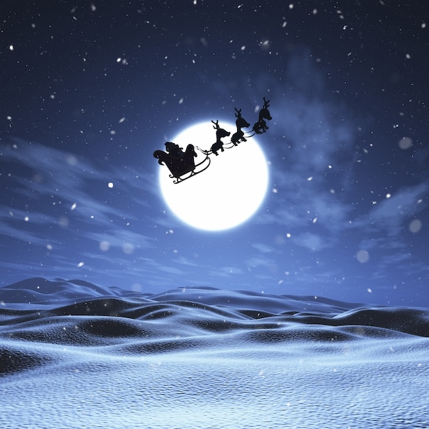 Flying Santa Claus – Free Stock Photo for Download