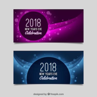 Abstract Banners from 2018 – Free Download, Free Stock Photo