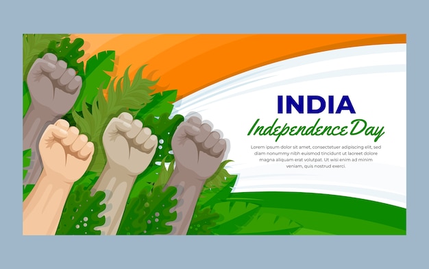 India Independence Day Social Media Post Template – Free Download