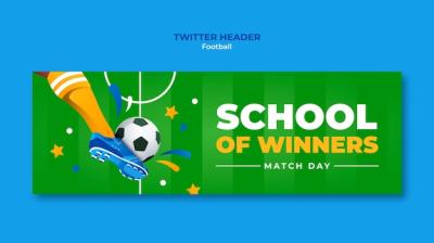 Football Game Twitter Header – Free Download