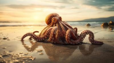 Octopus on the Beach – Free Stock Photo Download