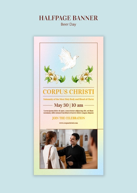 Corpus Christi Template Design – Free Download