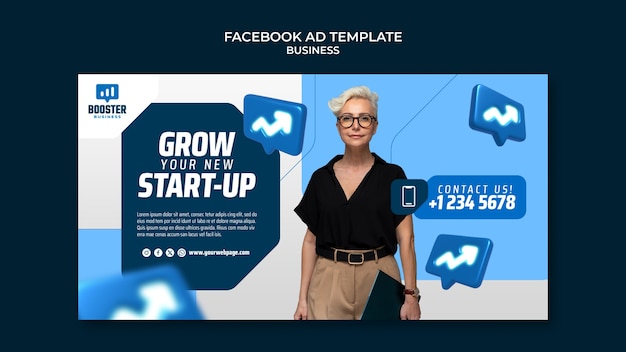 Business Facebook Ad Template Design – Free Download