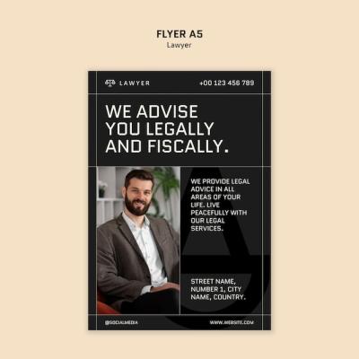 Professional Lawyer Law Firm Template – Download Free Stock Photo