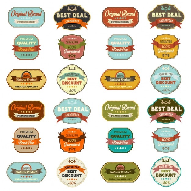 Vintage Labels Collection – Free Download