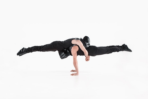 Gymnastic Acrobatic Men in Balance Pose – Free Download