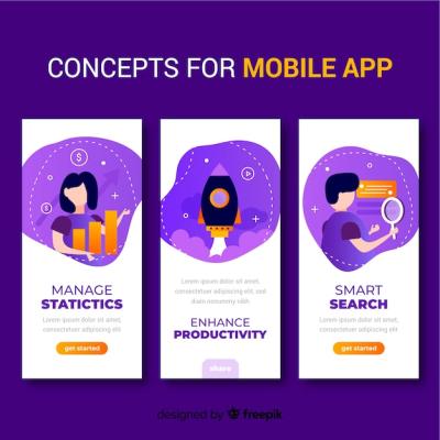 Hand Drawn Mobile App Concept – Free Download for Stock Photos