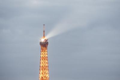 Illuminated Metallic Control Tower – Download Free Stock Photo